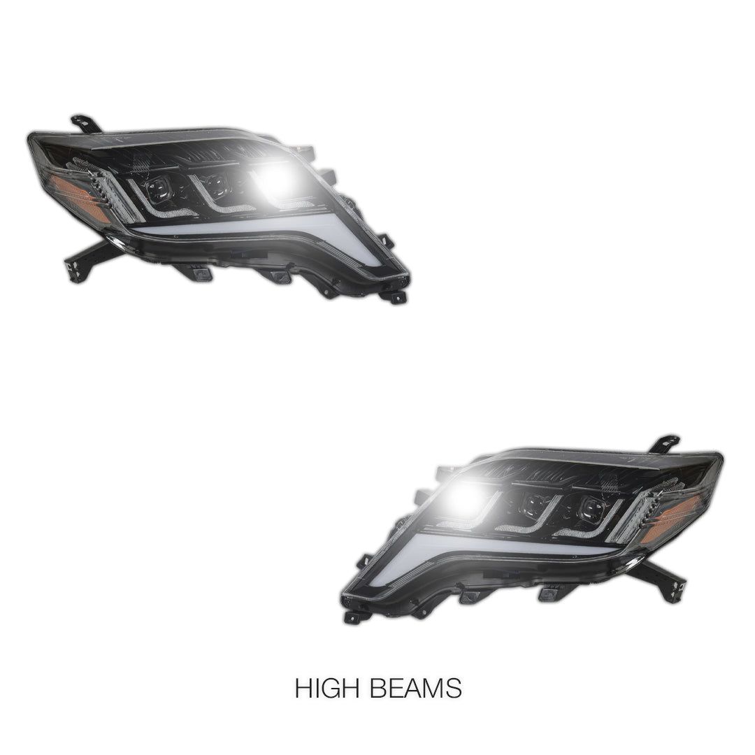 Toyota LandCruiser Prado FJ150 / LC150 Series / Altitude / GX / GXL (2013 - 2017) Full LED Headlights LH + RH
