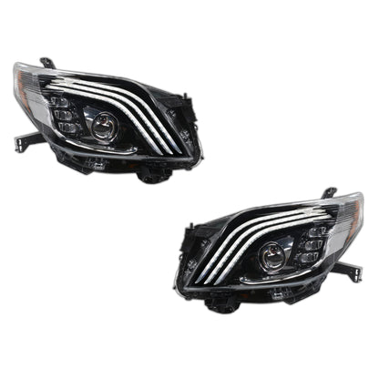 Toyota LandCruiser Prado FJ150 / LC150 Series (2009 - 2013) Sequential Full LED Projector Headlights LH + RH