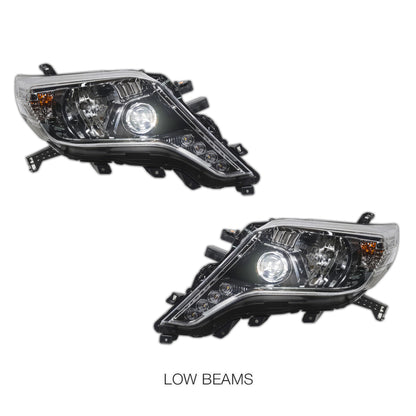 Toyota LandCruiser Prado FJ150 / LC150 Series (2013 - 2017) DRL & LED Projector Headlights LH + RH