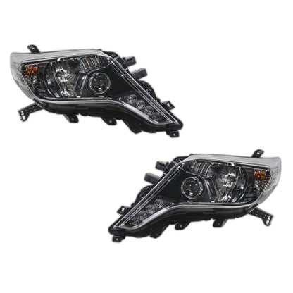 Toyota LandCruiser Prado FJ150 / LC150 Series (2013 - 2017) DRL & LED Projector Headlights LH + RH