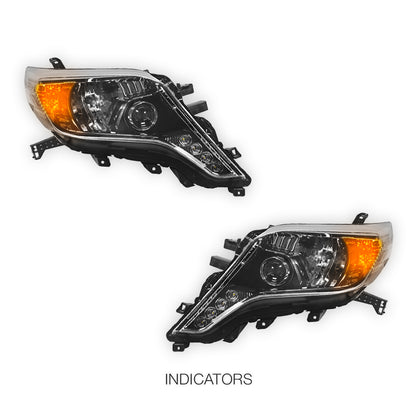 Toyota LandCruiser Prado 150 Series FJ150 / LC150 / Kakadu / VX (2013 - 2017) LED Headlight Lamp LH + RH