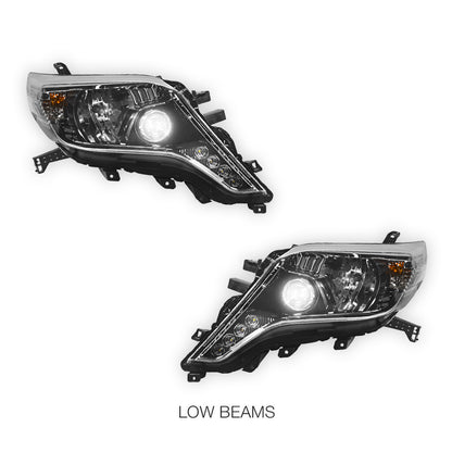 Toyota LandCruiser Prado 150 Series FJ150 / LC150 / Kakadu / VX (2013 - 2017) LED Headlight Lamp LH + RH