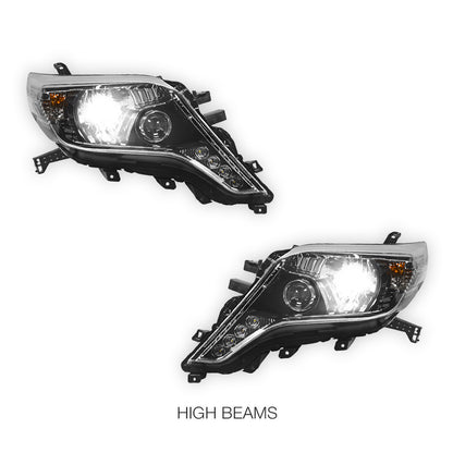 Toyota LandCruiser Prado 150 Series FJ150 / LC150 / Kakadu / VX (2013 - 2017) LED Headlight Lamp LH + RH