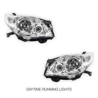 Toyota LandCruiser Prado 150 Series FJ150 / LC150 (2009 - 2013) Halogen Projector Headlight Lamp LH + RH