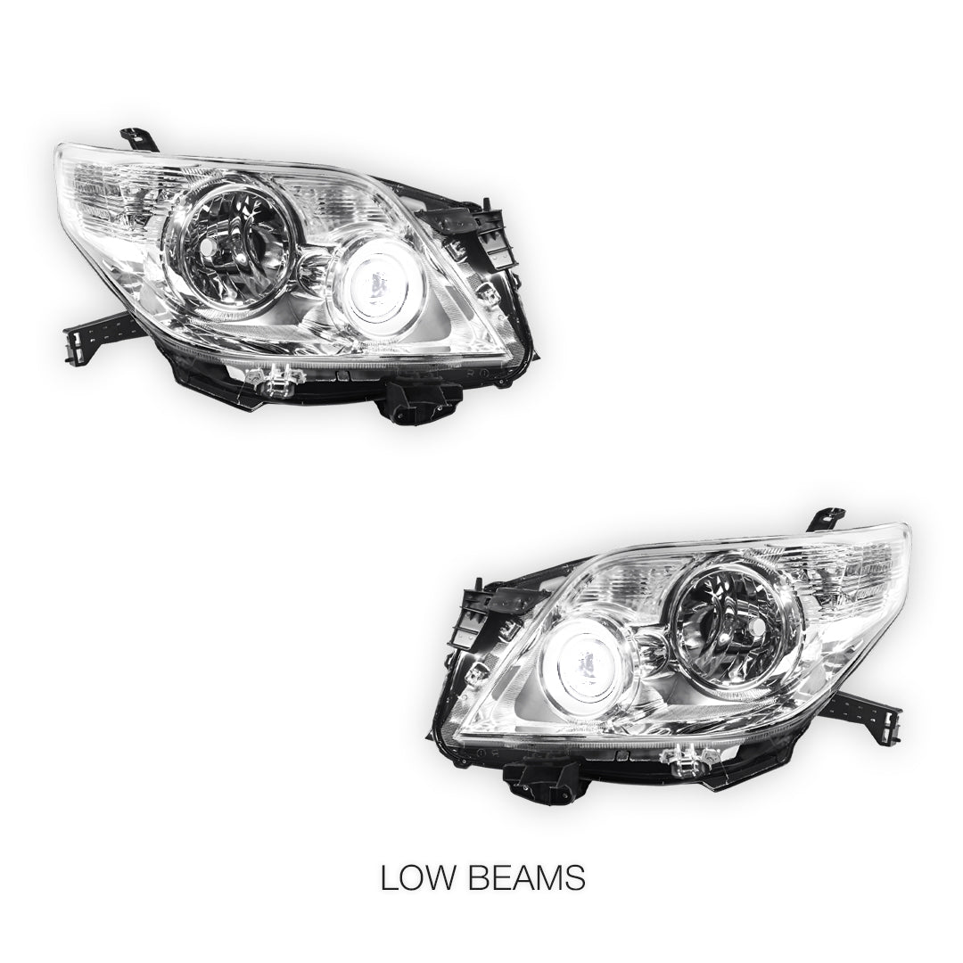 Toyota LandCruiser Prado 150 Series FJ150 / LC150 (2009 - 2013) Halogen Projector Headlight Lamp LH + RH