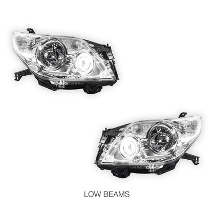Toyota LandCruiser Prado 150 Series FJ150 / LC150 (2009 - 2013) Halogen Projector Headlight Lamp LH + RH