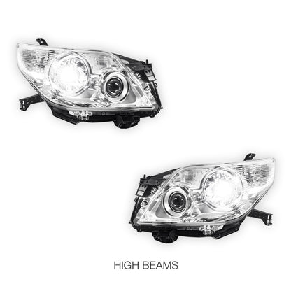 Toyota LandCruiser Prado 150 Series FJ150 / LC150 (2009 - 2013) Halogen Projector Headlight Lamp LH + RH