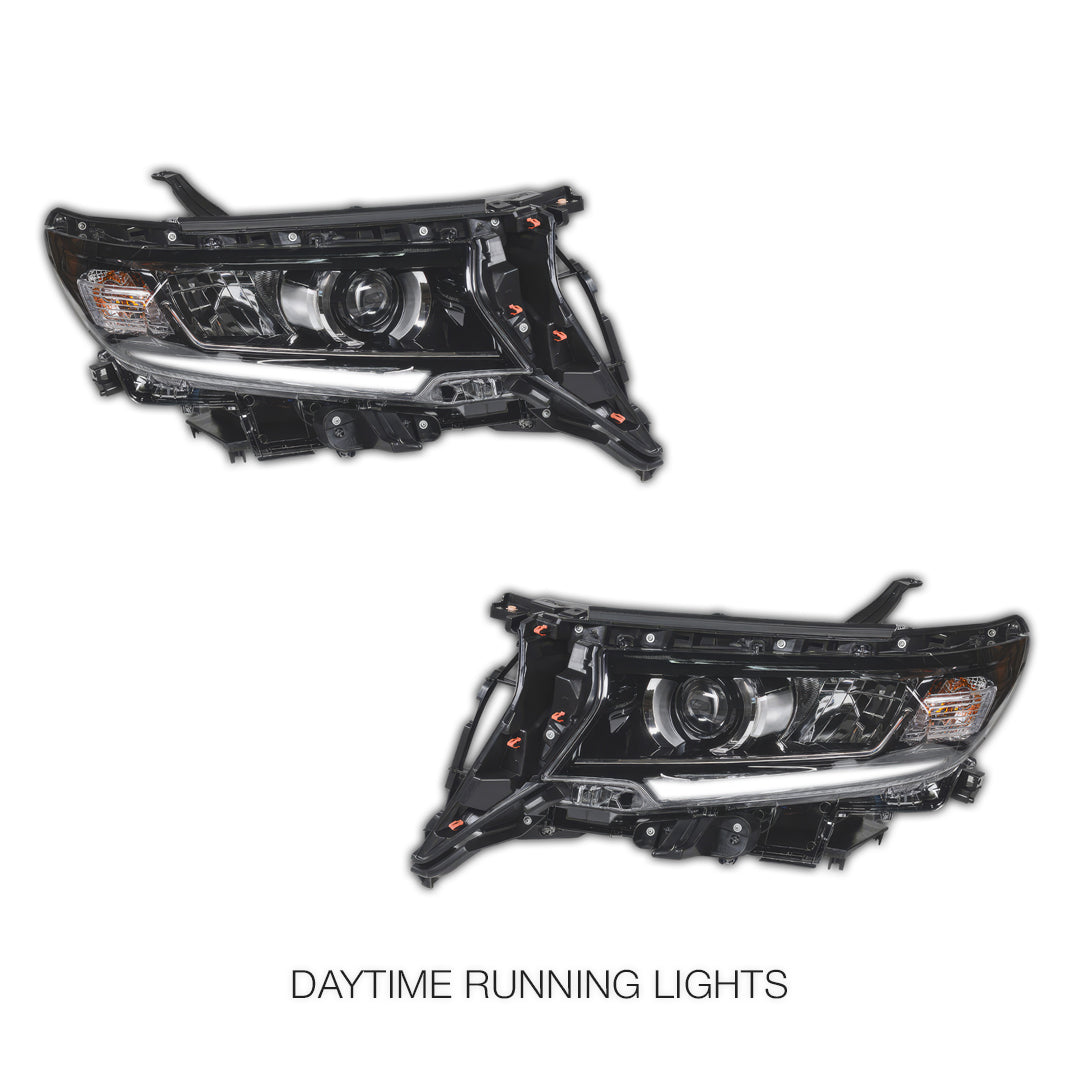 Toyota LandCruiser Prado LC150 / FJ150 Series / GX (2018 - 2023) LED DRL Headlights LH + RH
