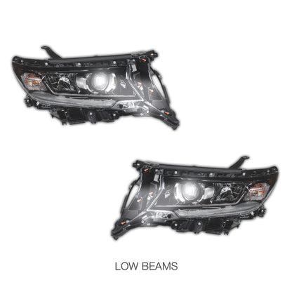 Toyota LandCruiser Prado LC150 / FJ150 Series / GX (2018 - 2023) LED DRL Headlights LH + RH