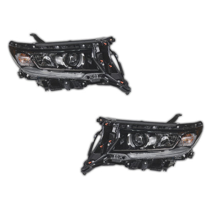Toyota LandCruiser Prado LC150 / FJ150 Series / GX (2018 - 2023) LED DRL Headlights LH + RH