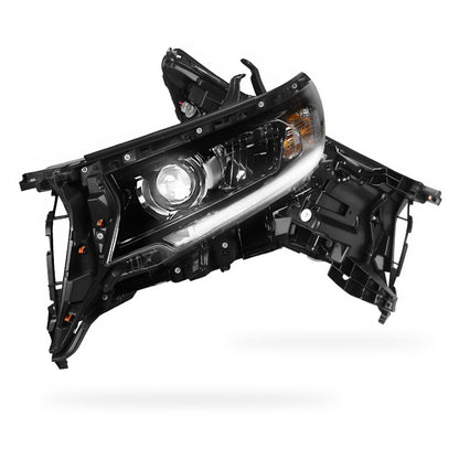 Toyota LandCruiser Prado 150 Series LC150 / FJ150 / GXL / KAKADU / VX (2018 - 2023) LED Projector Headlight Lamp LH + RH
