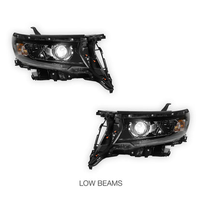 Toyota LandCruiser Prado 150 Series LC150 / FJ150 / GXL / KAKADU / VX (2018 - 2023) LED Projector Headlight Lamp LH + RH