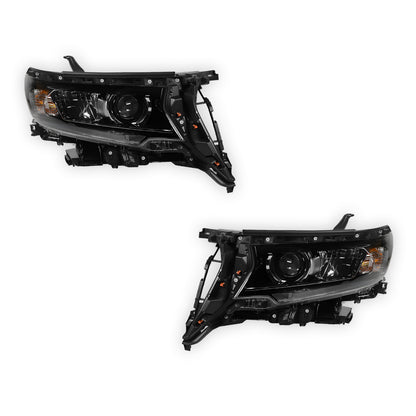 Toyota LandCruiser Prado 150 Series LC150 / FJ150 / GXL / KAKADU / VX (2018 - 2023) LED Projector Headlight Lamp LH + RH
