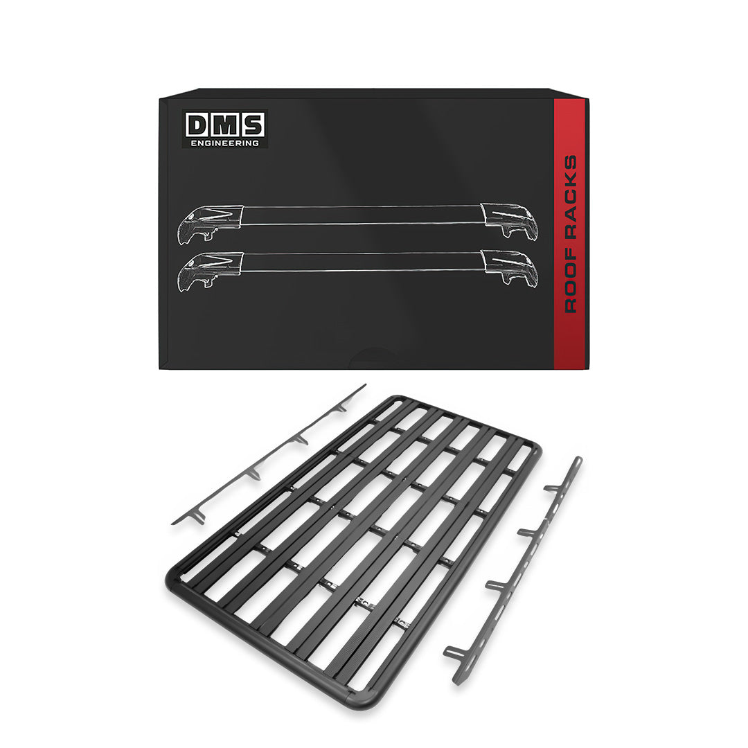 Toyota LandCruiser Prado 150 Series (All Models) (2010 - 2022) Black 220x123cm Roof Rack
