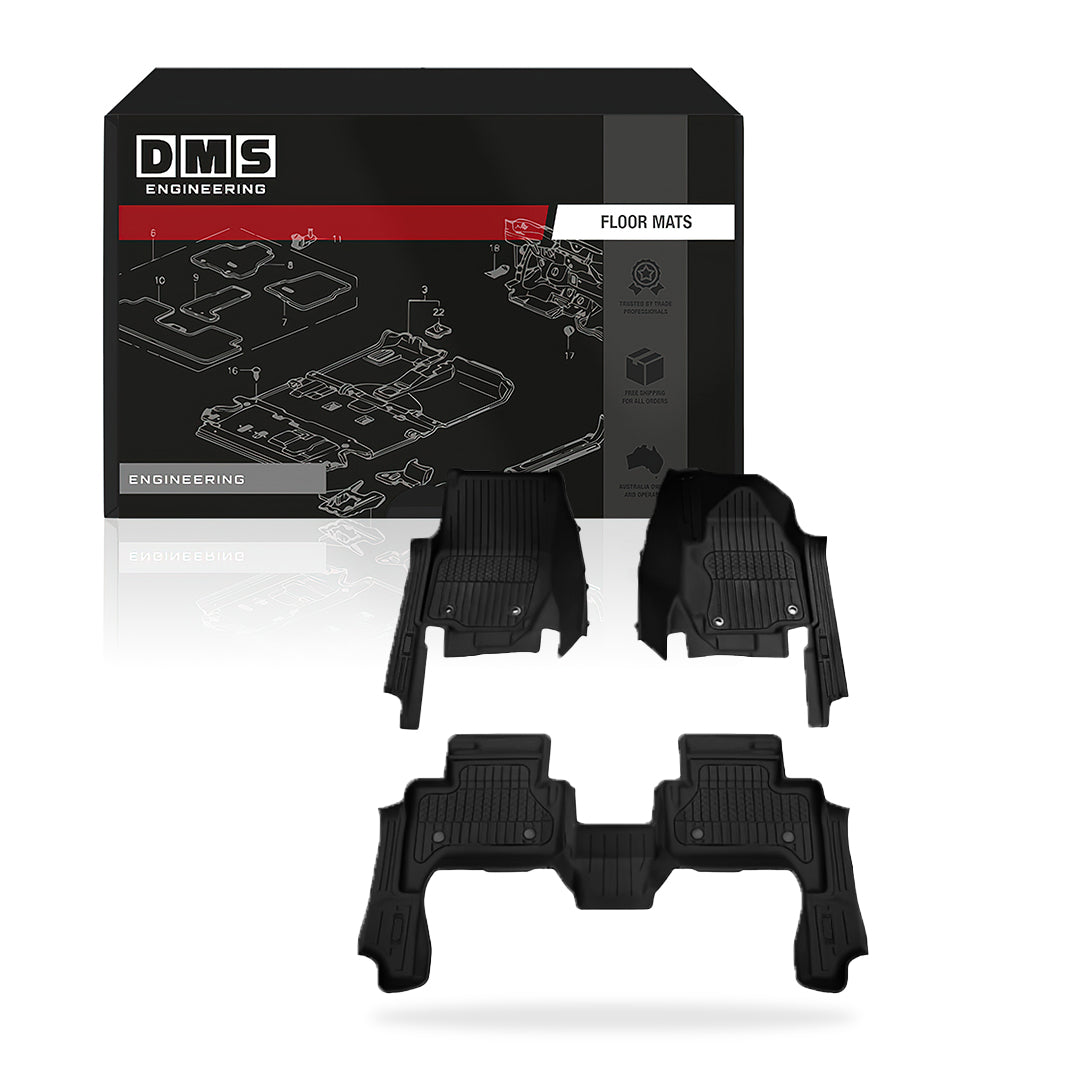 Toyota LandCruiser Prado 250 Series LC250 5 - Seater (2024 - 2026) Injection Floor Mats