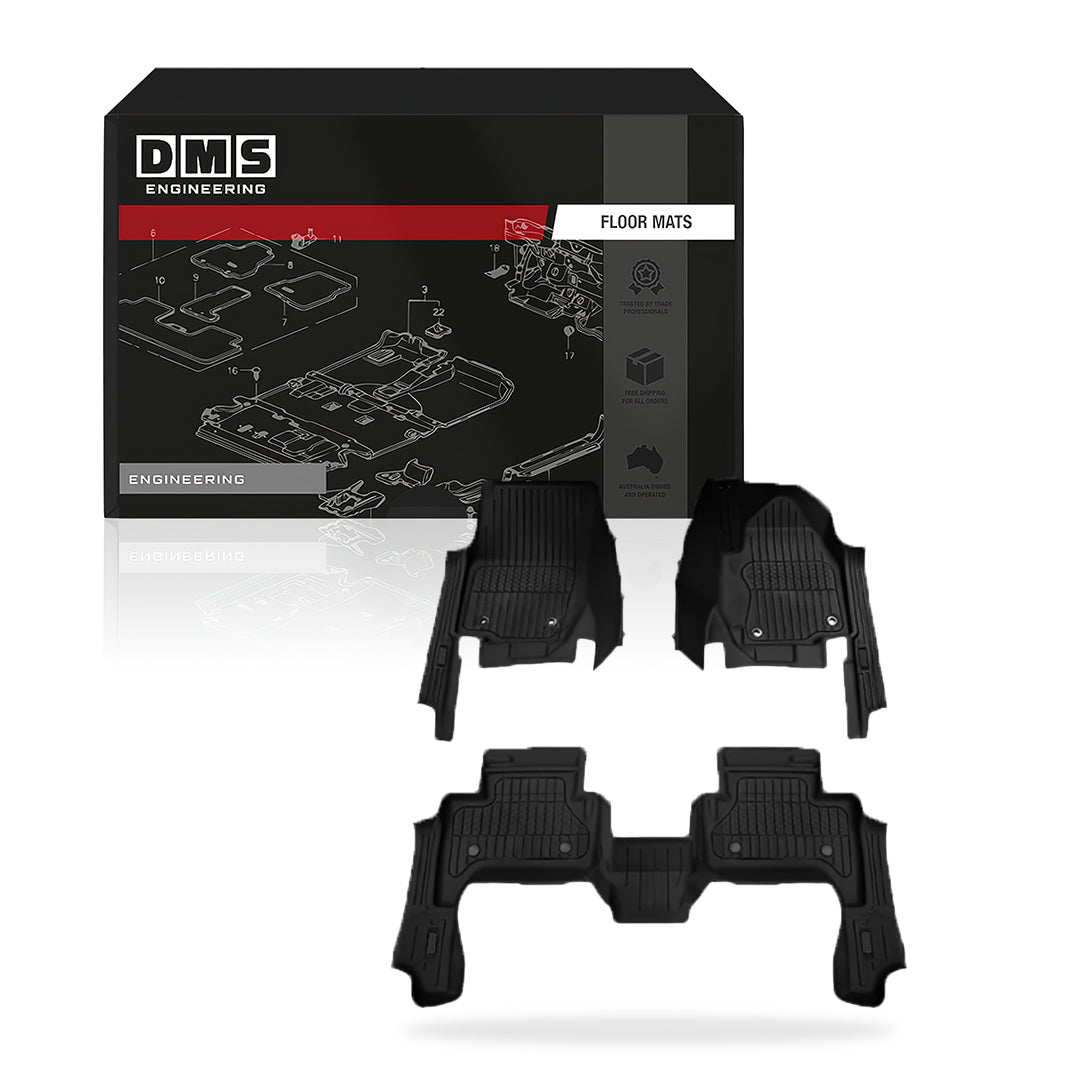 Toyota LandCruiser Prado 250 Series LC250 7 - Seater (2024 - 2026) Injection Floor Mats
