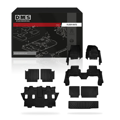 Toyota LandCruiser Prado 250 Series LC250 7 - Seater (2024 - 2026) Injection Floor Mats