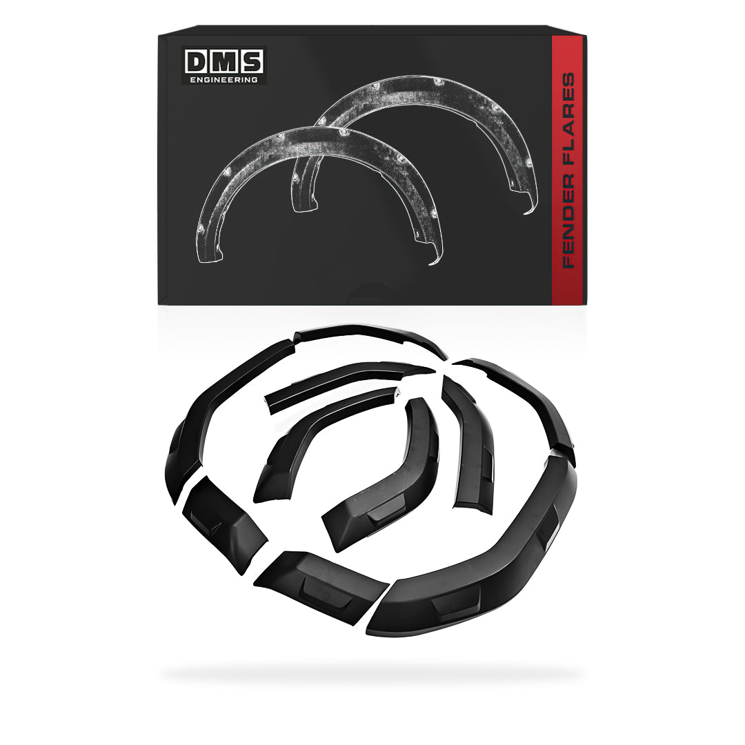 Toyota LandCruiser Prado 250 Series (2024 - 2026) OEM Style Matte Black Guard Flares