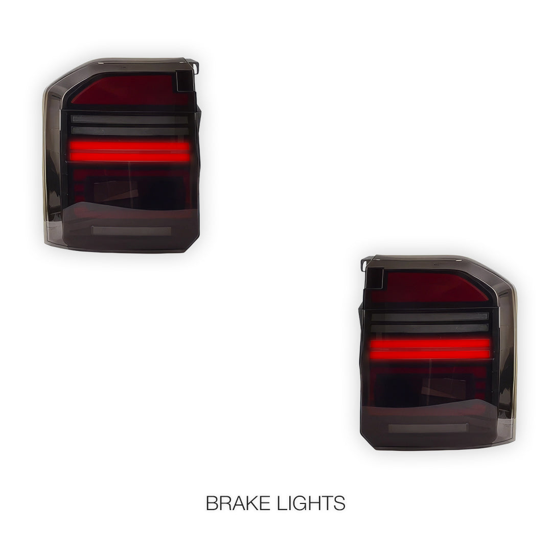 Toyota LandCruiser Prado 250 Series (2024 - 2025) Smoked Tail Lights LH + RH