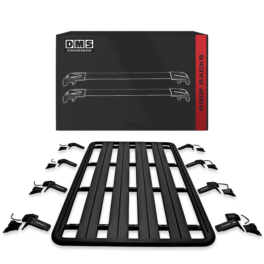 Toyota LandCruiser Prado 90 Series (1996 - 2002) Aluminum Flat Roof Racks