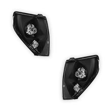 Toyota LandCruiser Prado 90 Series (1997 - 2002) Black Front Corner Turn Signal Indicators Lights LH + RH