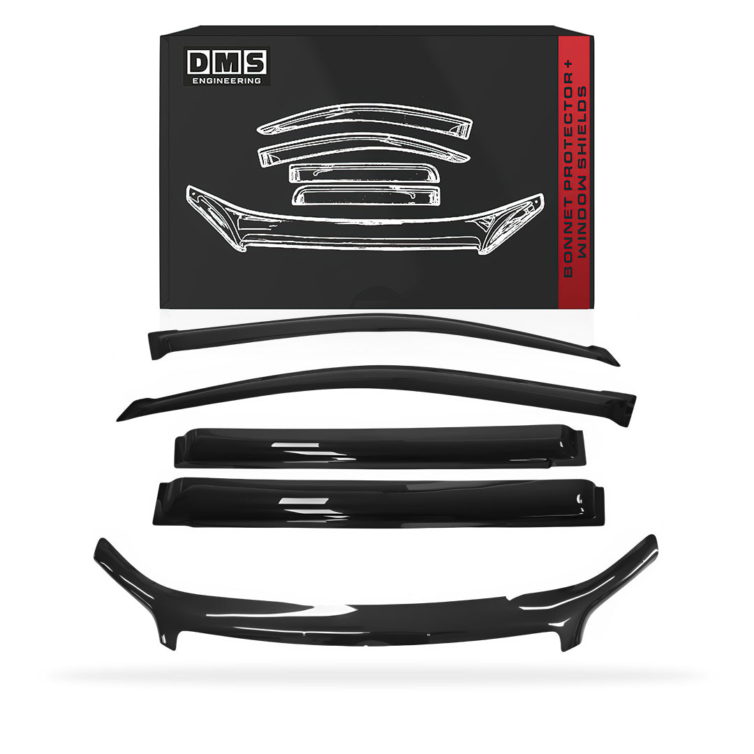 Toyota LandCruiser Prado (2009 - 2013) Bonnet Protector + Weather Shields