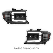 Toyota LandCruiser VDJ 70 / 76 / 78 / 79 Series (2007 - 2023) C Style DRL LED Headlights LH + RH
