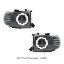 Toyota LandCruiser VDJ 70 / 76 / 78 / 79 Series (2007 - 2023) LED Halo Ring Headlights LH + RH