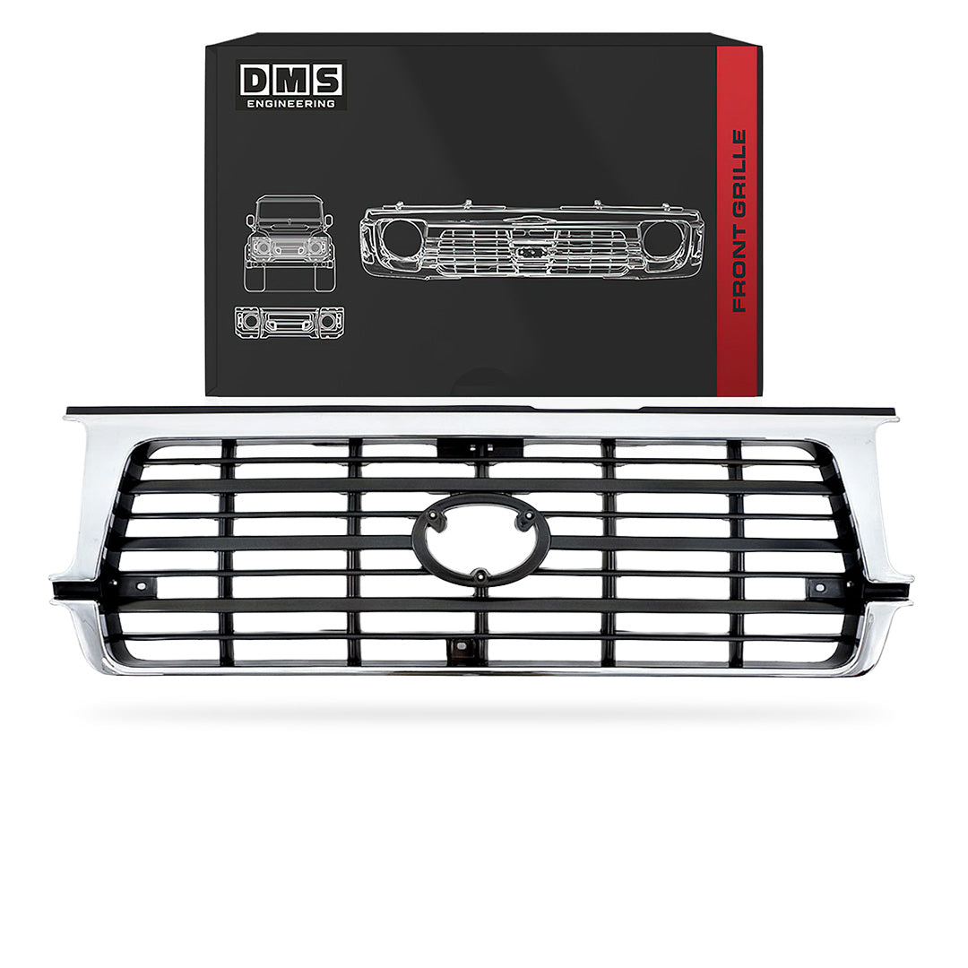 Toyota LandCruiser 80 Series (1995 - 1998) Black/Chrome Grille