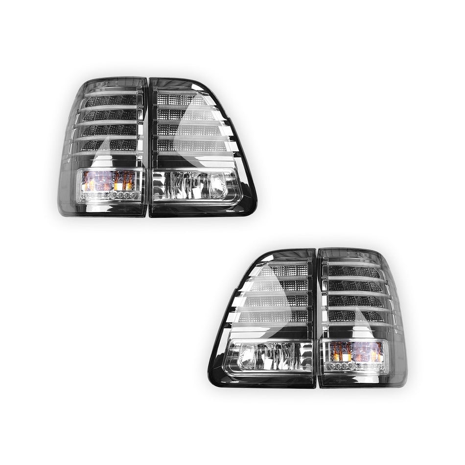 Toyota LandCruiser 100 Series (1998 - 2007) Inner and Outer LED Tail Lights LH + RH