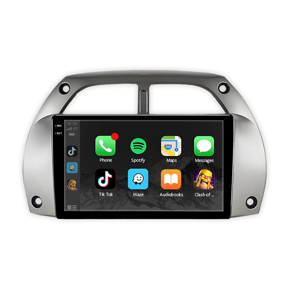 Toyota RAV4 XA20 (2001 - 2006) 9" Wireless Android 15 Head Unit for Apple CarPlay / Android Auto