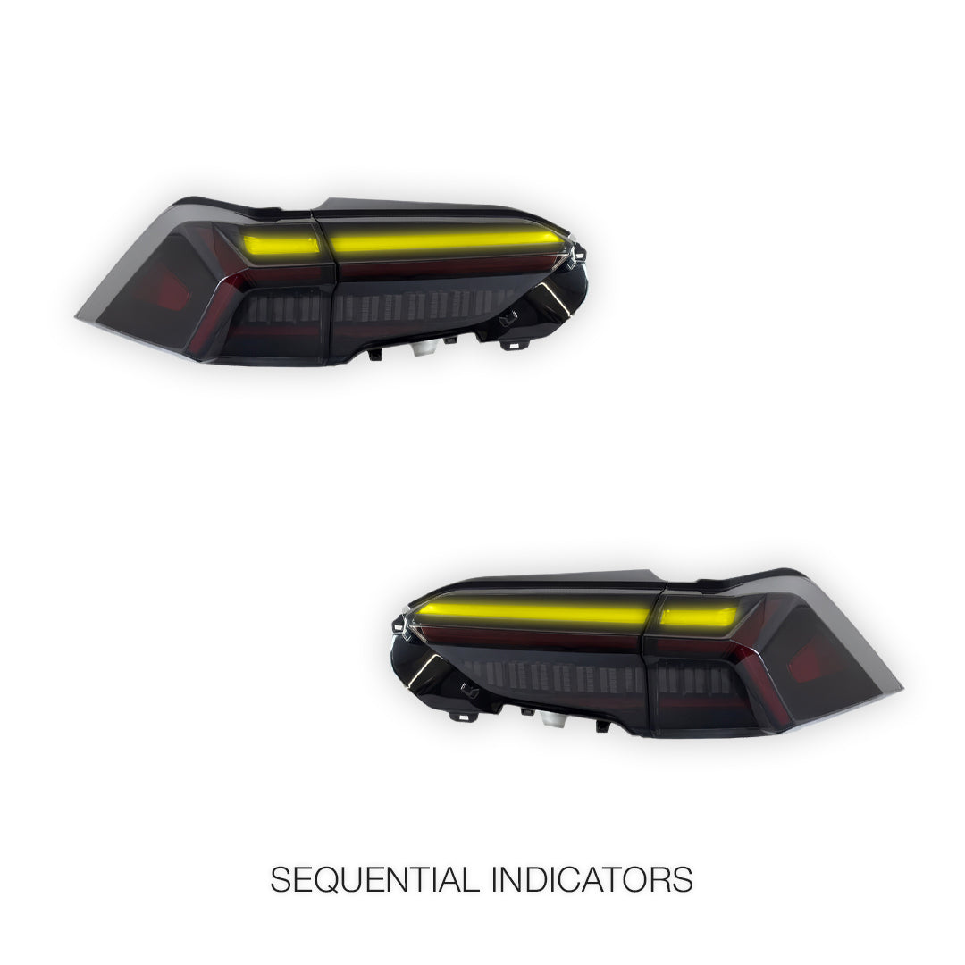 Toyota RAV4 XA50 (2018 - 2022) Smoked Tail Lights LH + RH