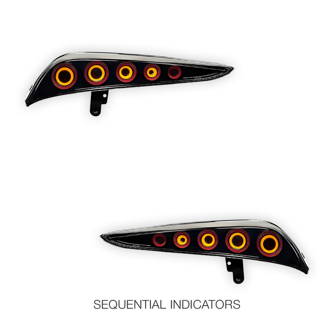 Toyota Supra A90 (2019 - 2023) Smoked Animation DRL Sequential Tail Lights LH + RH