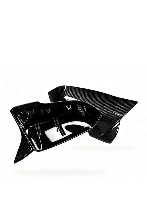 Toyota Supra A90 (2019 - 2026) M Style Carbon Fiber Replacement Door Mirror Cover Caps LH + RH