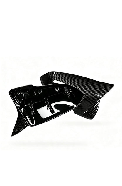 Toyota Supra A90 (2019 - 2026) M Style Carbon Fiber Replacement Door Mirror Cover Caps LH + RH