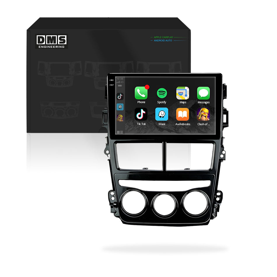Toyota Yaris XP130 Manual (2017 - 2019) 9" Wireless Android 15 Head Unit for Apple CarPlay / Android Auto