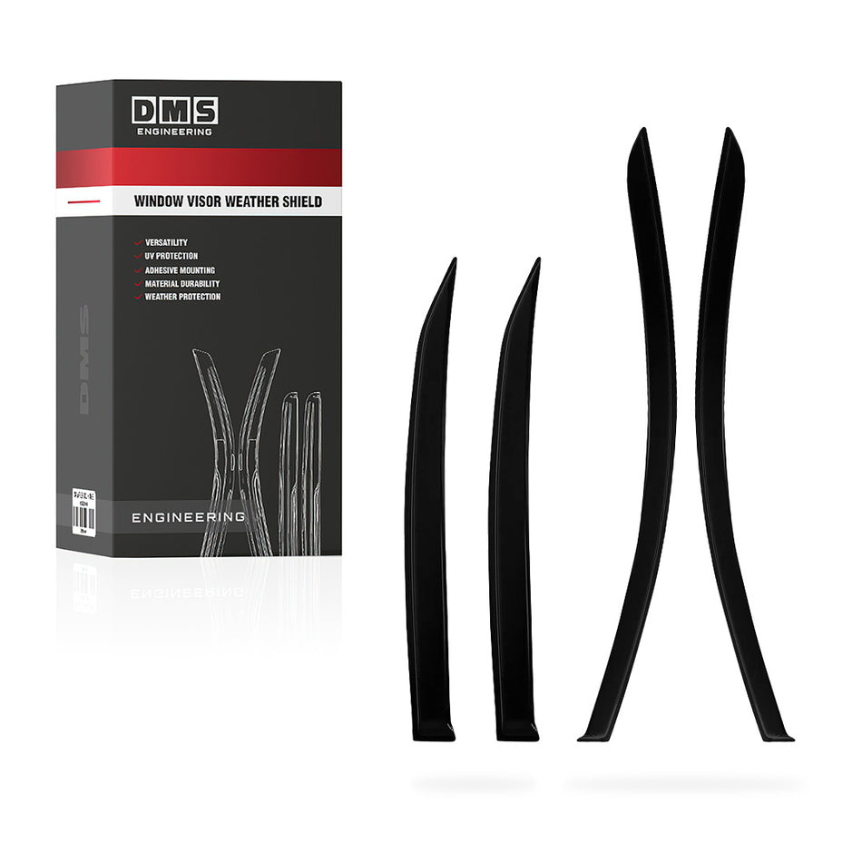 Toyota Yaris XP90 Sedan (2006 - 2011) Front and Rear Window Visor Weather Shields