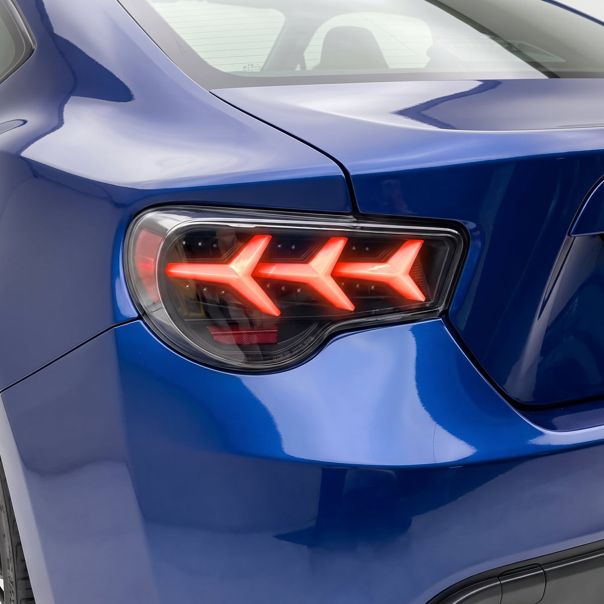 Toyota 86 1st Gen. (2012 - 2021) Lambo Style LED Sequential Tail Lights LH + RH installed