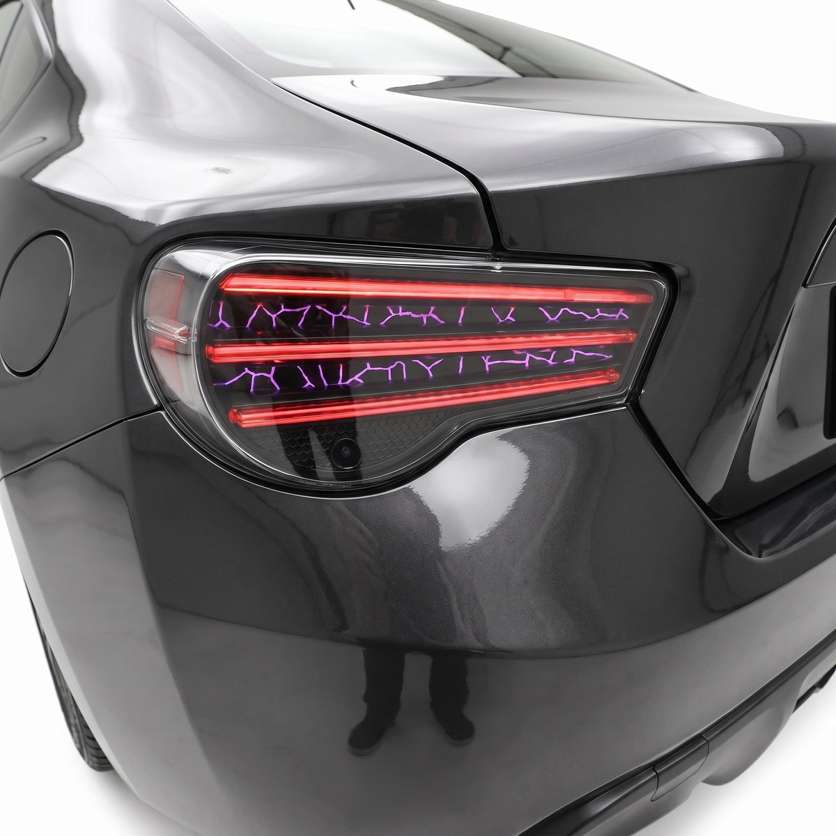 Toyota 86 1st Gen (2012 - 2020) LED Tail Lights LH + RH installed close-up
