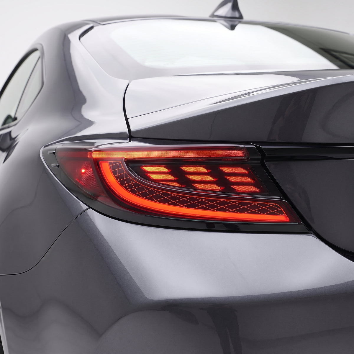 Toyota 86 2nd Gen. (2022 - 2024) Sequential Red Full LED Tail Lights LH + RH installed close-up