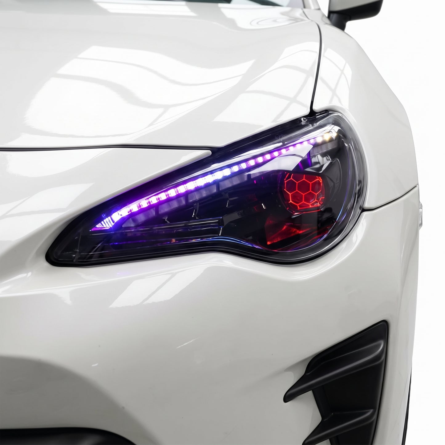Toyota 86 GT86 (2012 - 2021) RGB Demon Eye Style Sequential Projector Headlights LH + RH