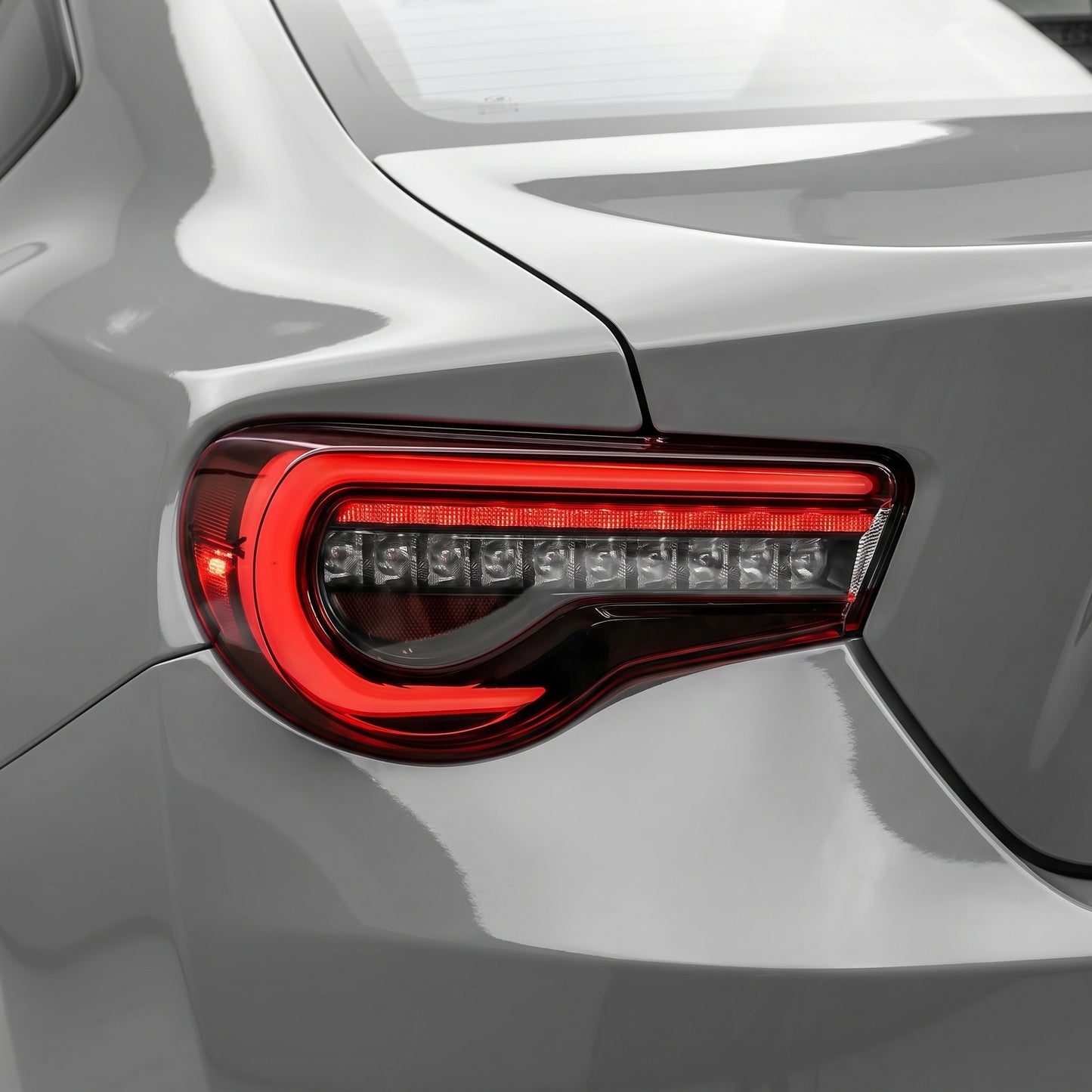 Subaru BRZ / ZC6 1st Gen. (2012 - 2021) Sequential Clear Red Full LED Tail Lights LH + RH