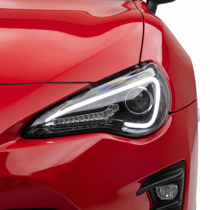 Toyota 86 ZN6 GT / GTS (2012 - 2021) Sequential Black 3D Light Bar DRL & Full LED Dual Beam Headlights LH + RH