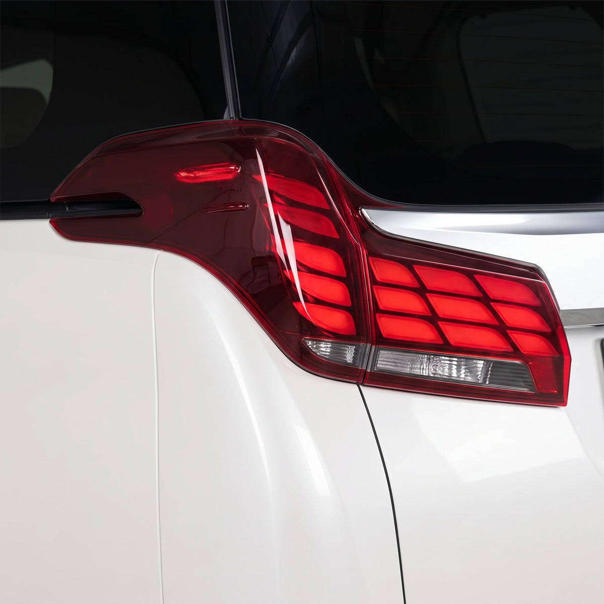 Toyota Alphard AH30 (2019 - 2023) Red Sequential LED Tail Lights LH + RH installed
