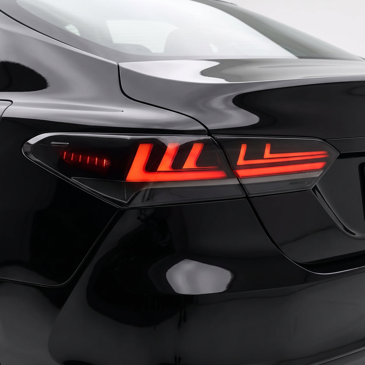 Toyota Camry XV70 (2018 - 2021) Red LED Dynamic Tail Lights LH + RH installed