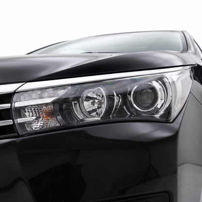 Toyota Corolla E170 (2013 - 2016) OEM Style LED Headlights LH + RH installed close-up