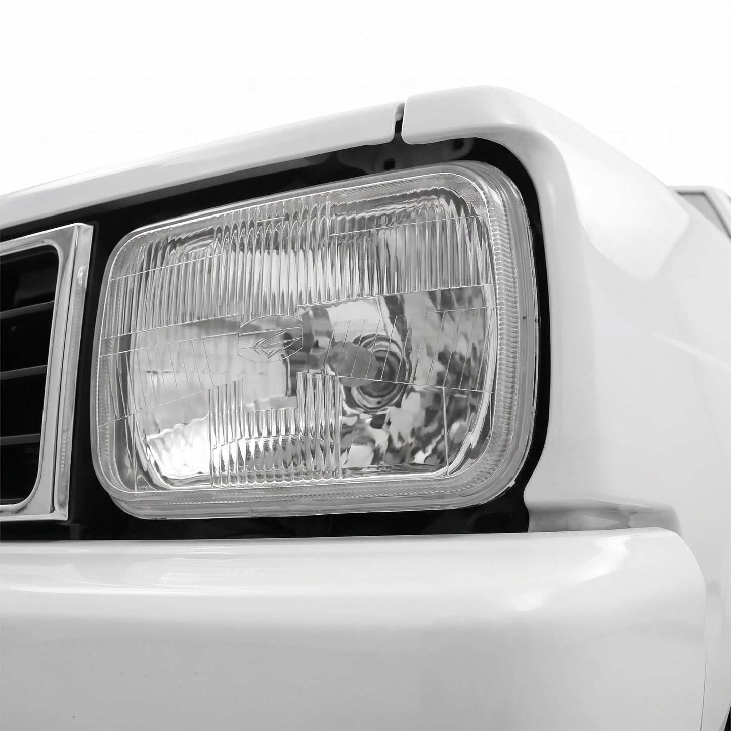 Toyota Corolla E70 (1981 - 1983) Headlights with H4 Globe Glass Lens LH + RH