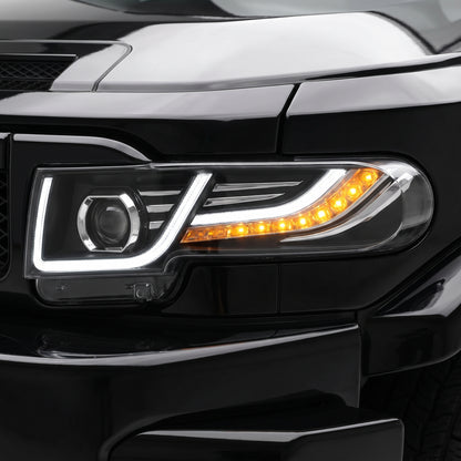 Toyota FJ Cruiser GSJ10R / GSJ15R (2007 - 2015) LED Headlights Halo DRL with Grille  LH + RH
