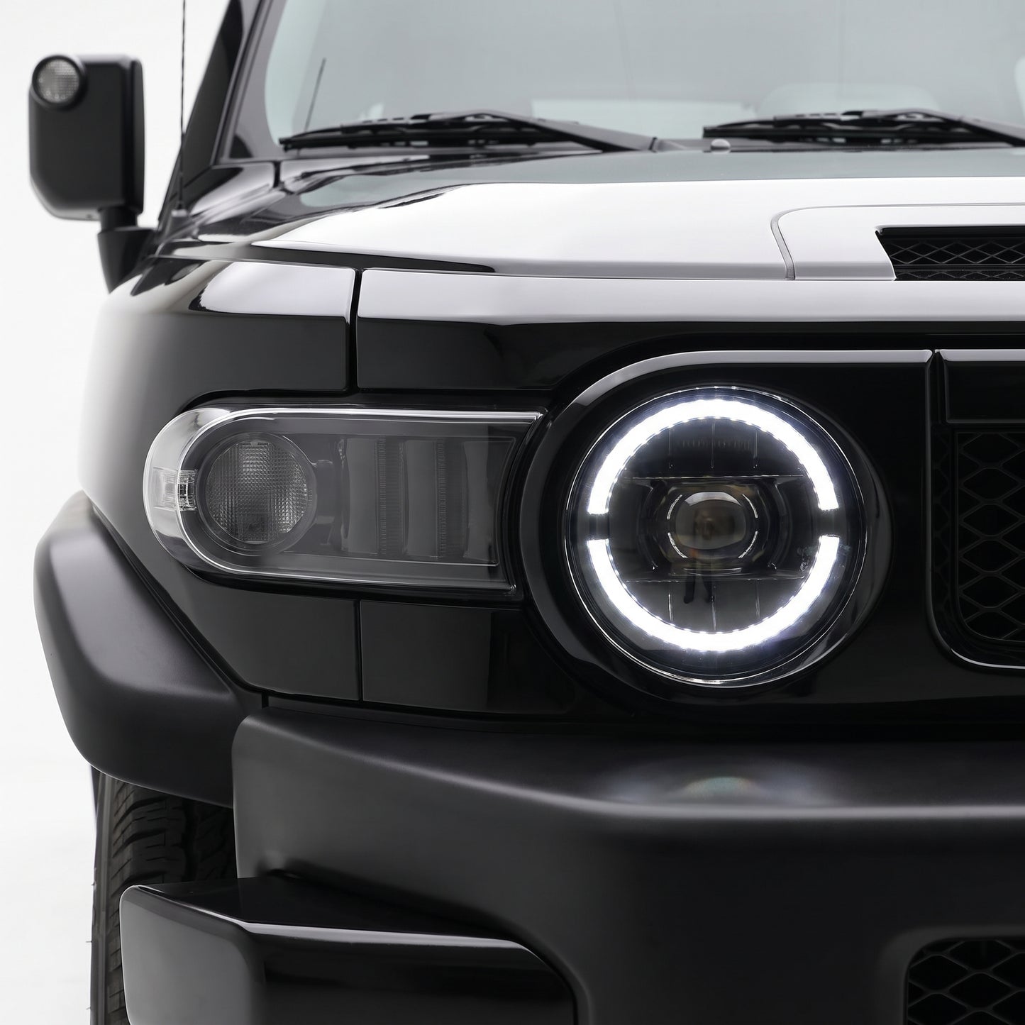 Toyota FJ Cruiser GSJ10R (2006- 2022) Full LED Dual Beam HALO DRL Projector Headlights LH + RH
