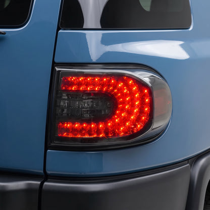 Toyota FJ Cruiser GSJ15R (2011 - 2016) Smoked Full LED Tail Lights LH + RH